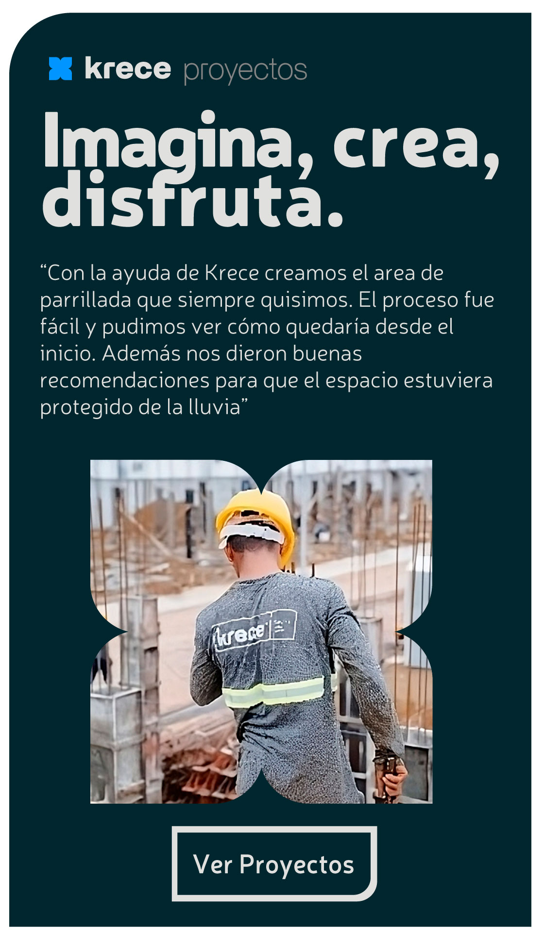 Proyectos Krece: construcción de espacios personalizados en Ecuador